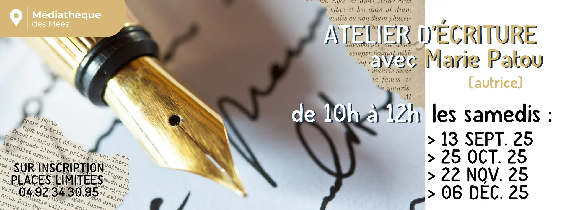 atelier d'écriture