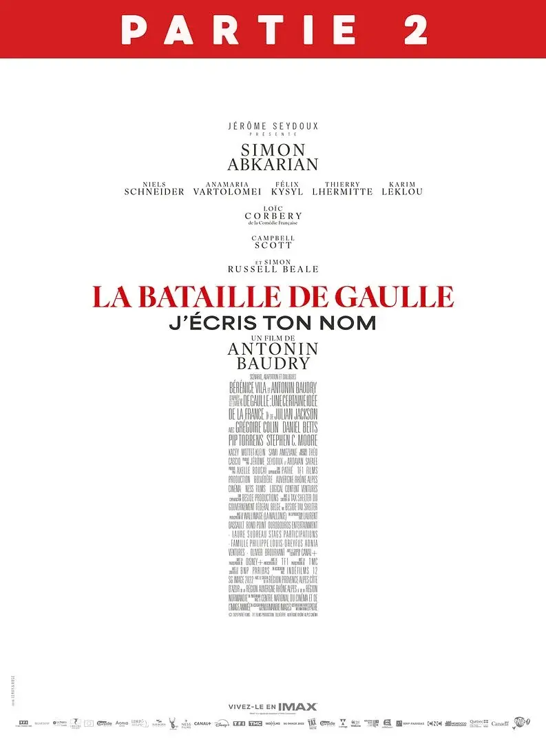 Affiche La bataille de De Gaulle