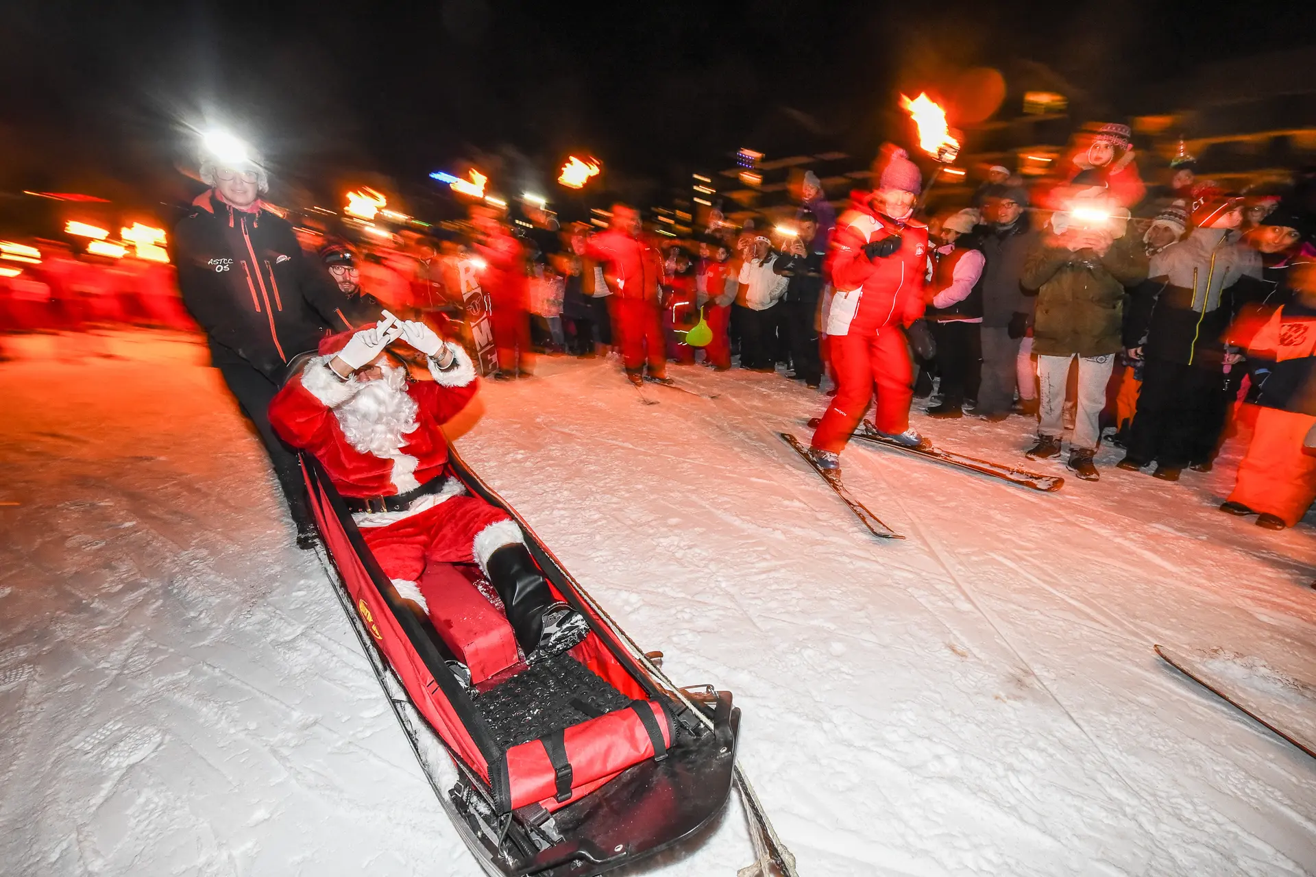 Arrivée du Père Noel