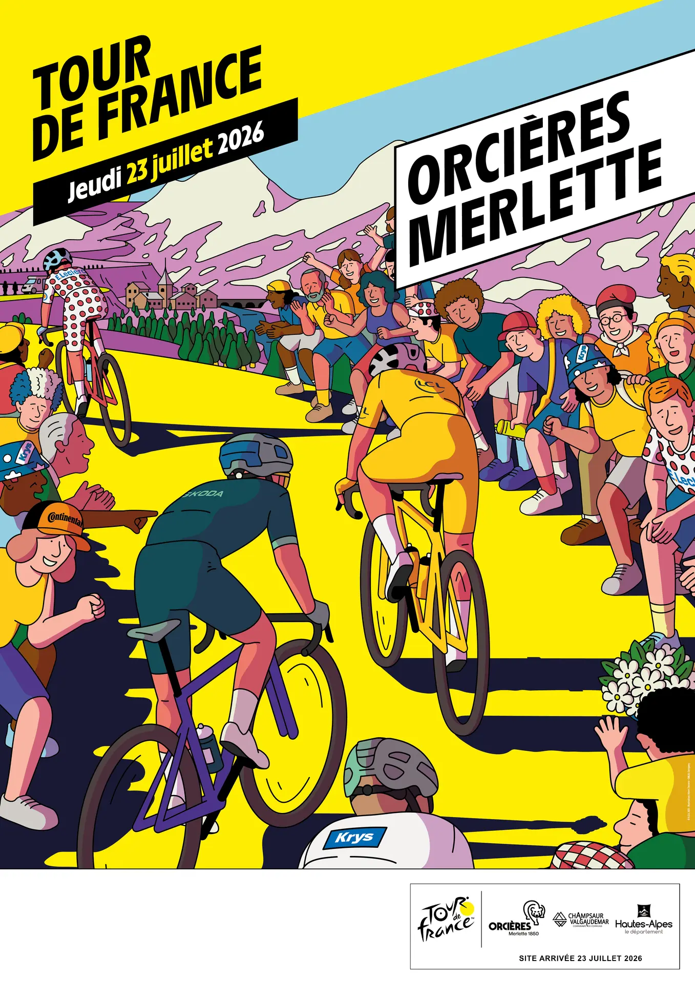 Le Tour de France - Orcières ville d'arrivée 2026