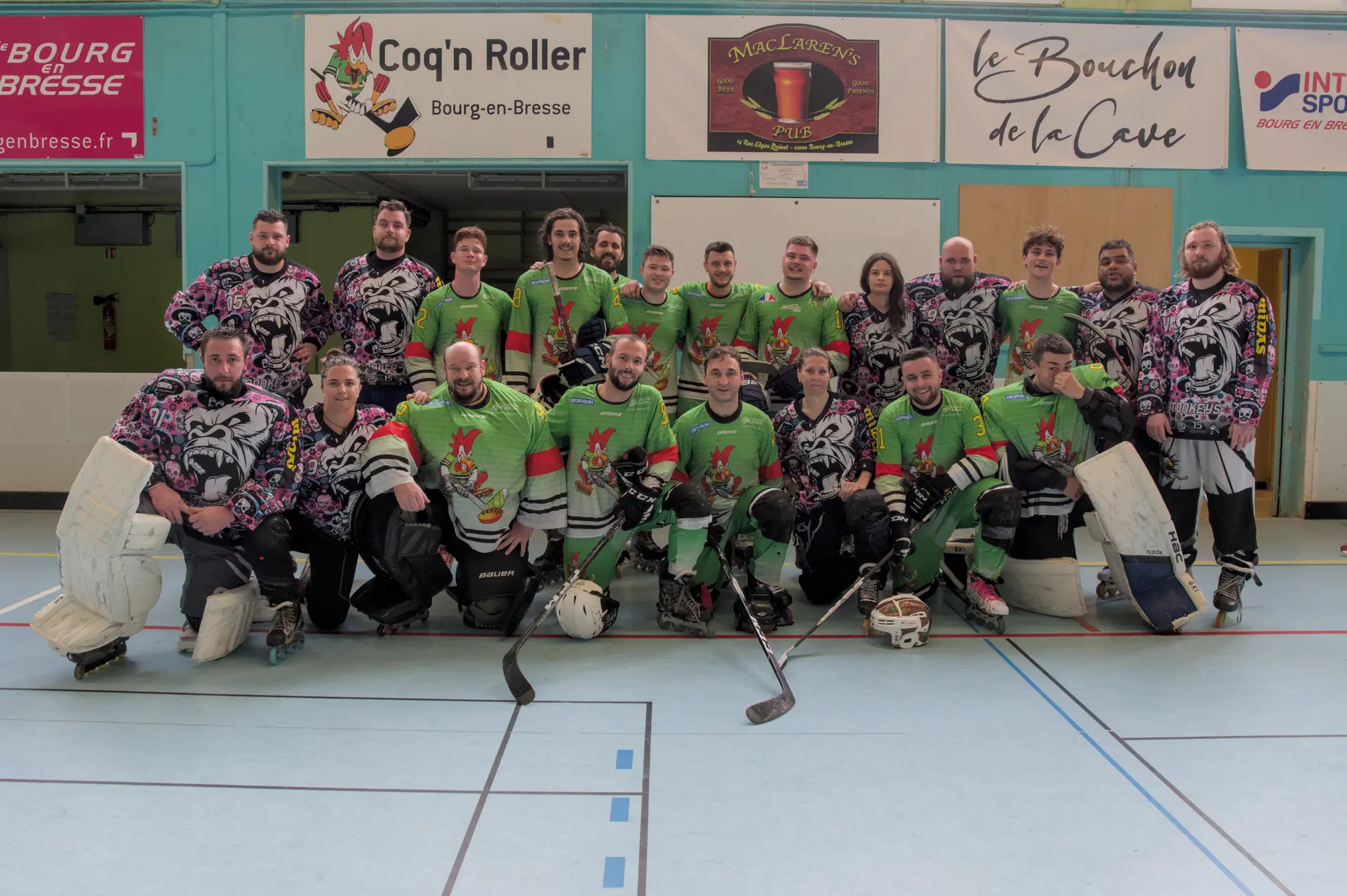 Joueurs en Rollers