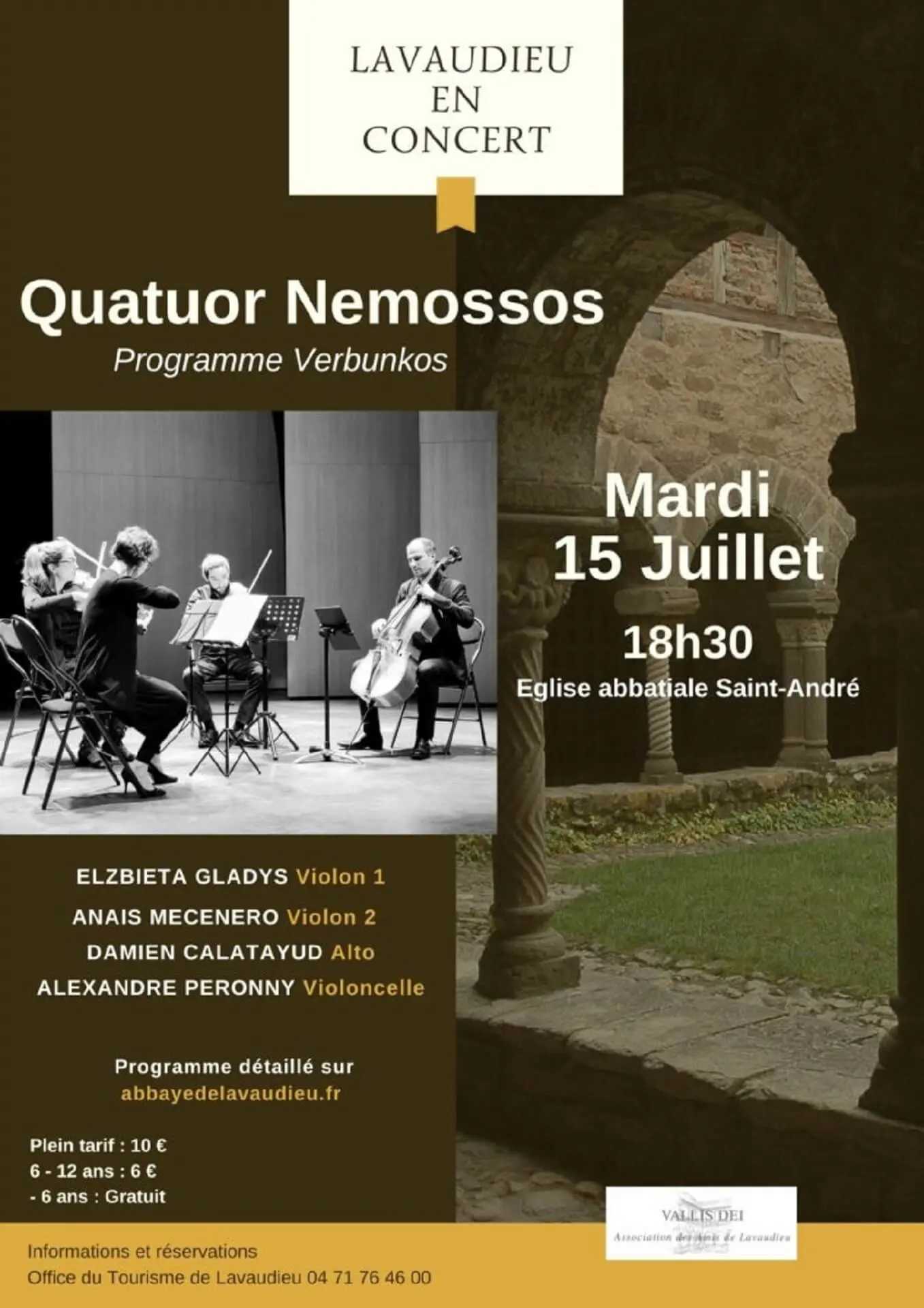 Quatuor NEMOSSOS_Lavaudieu