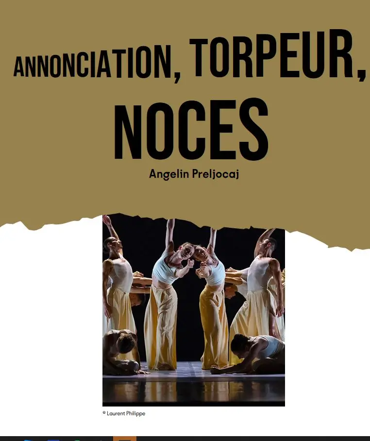 Spectacle de danse d'Angelin Prejlocaj