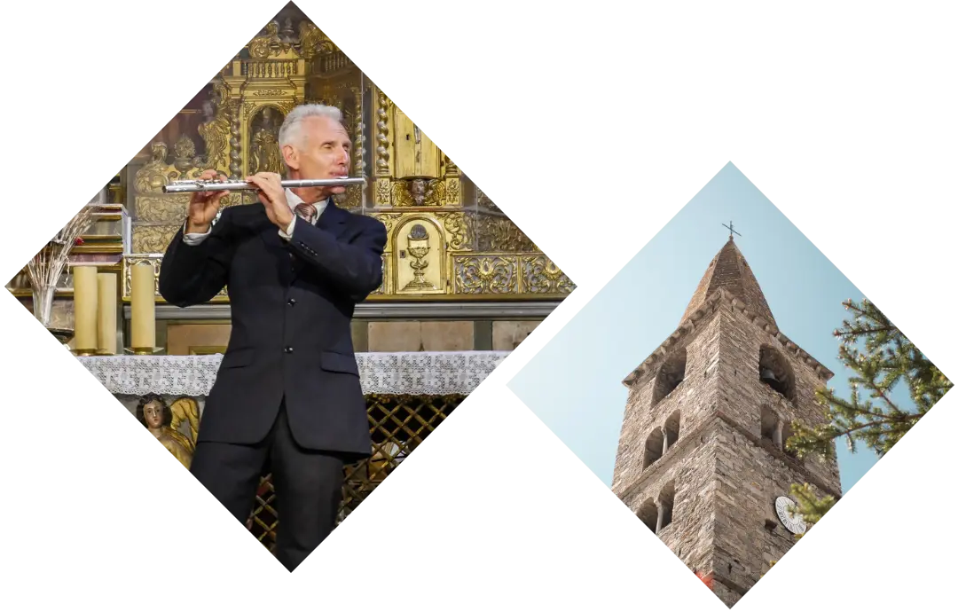 Photo portrait - Concert de flûte avec Guy Angelloz