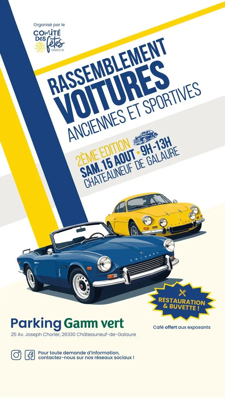 affiche expliquant l'événement