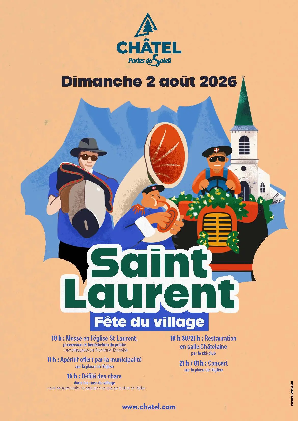 Affiche de la Saint Laurent 2026