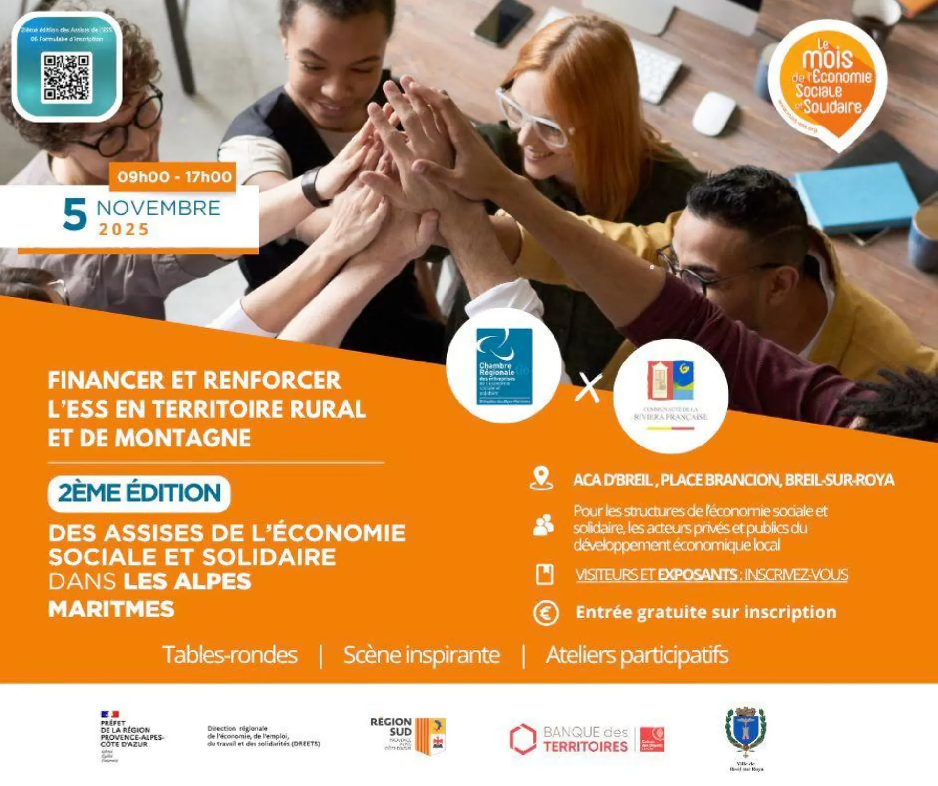 2e édition des assises départementales de l'Economie Sociale et Solidaire (ESS)_Breil-sur-Roya