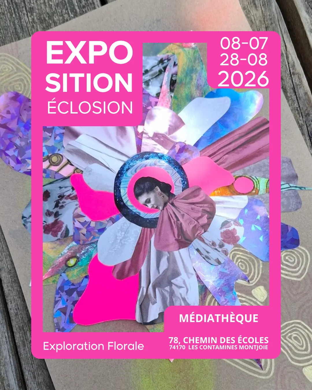 Exposition Eclosion aux Contamines-Montjoie