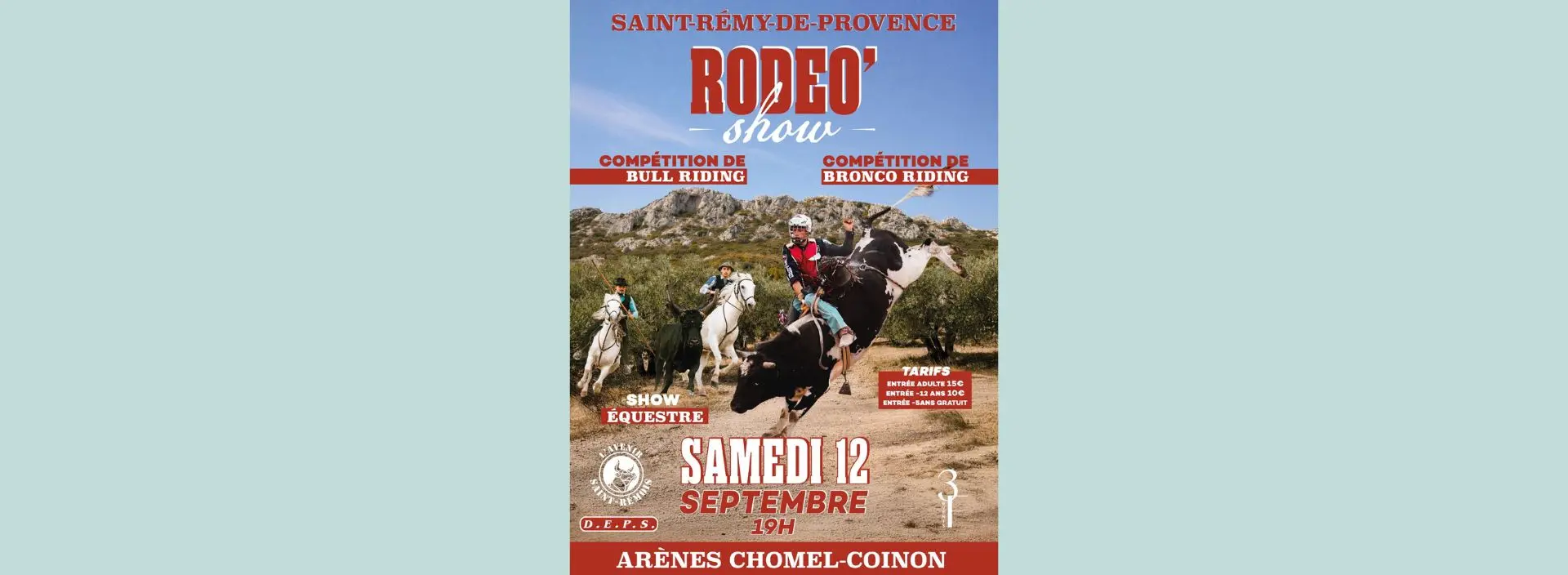 Poster for the 2026 Rodeo'Show in Saint-Rémy-de-Provence