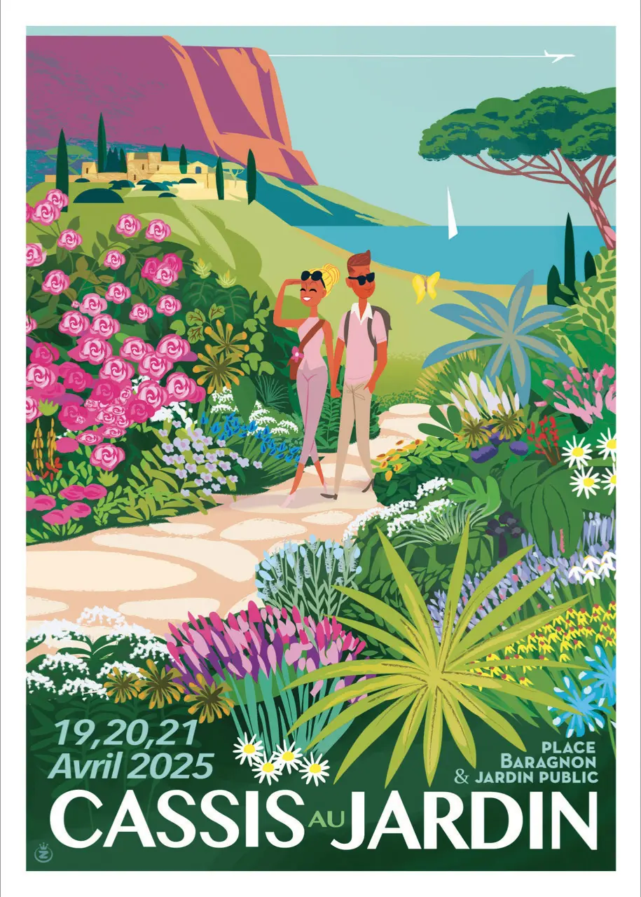 Affiche Cassis au Jardin