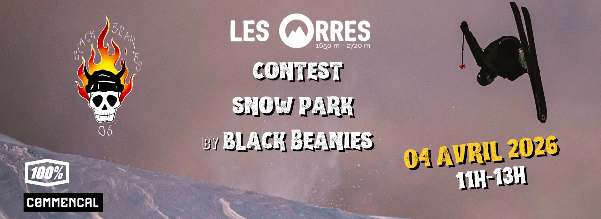 Contest Snowpark Les Orres by Black Beanies_Les Orres