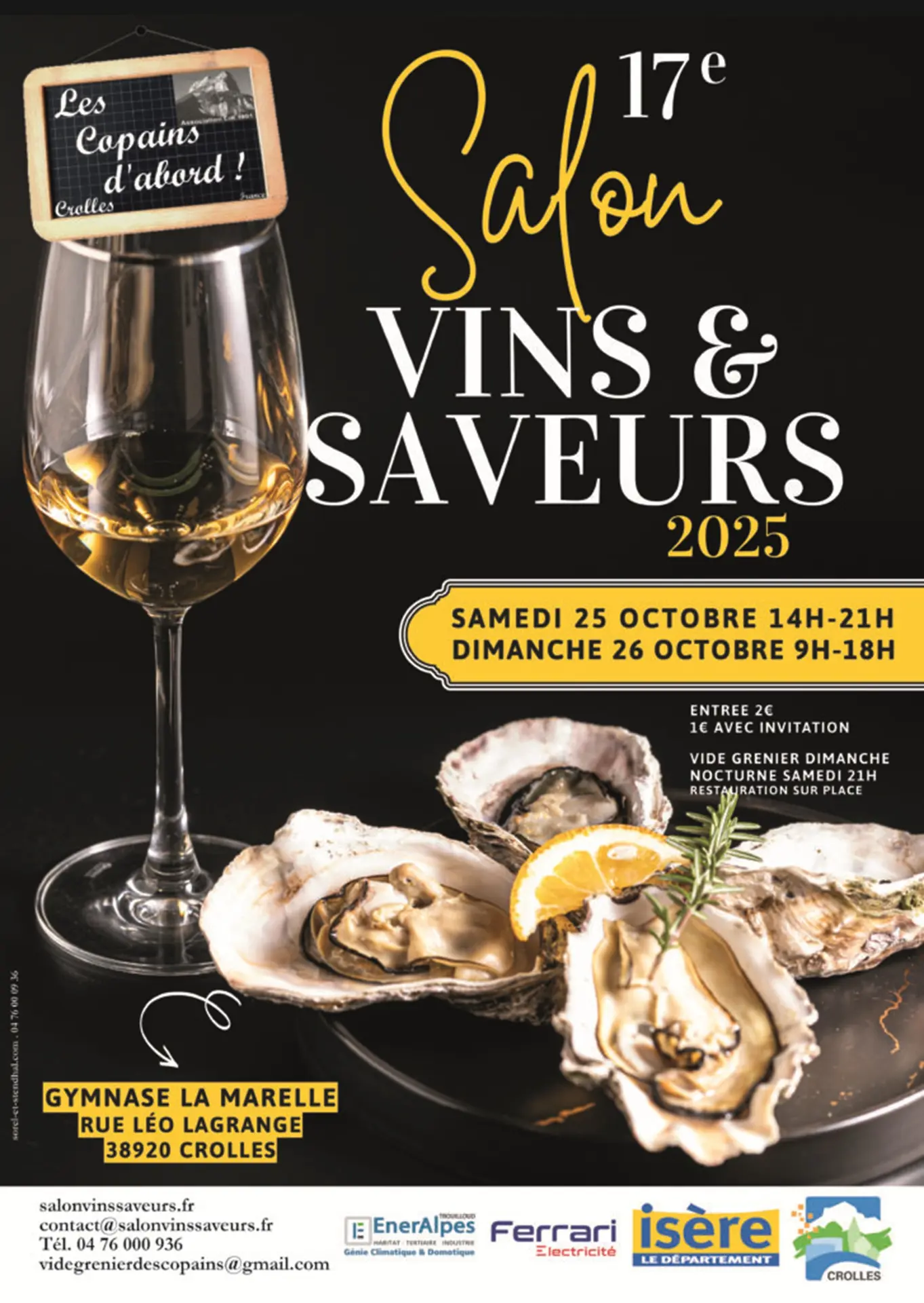 16ème édition Salon des vins & saveurs_Crolles