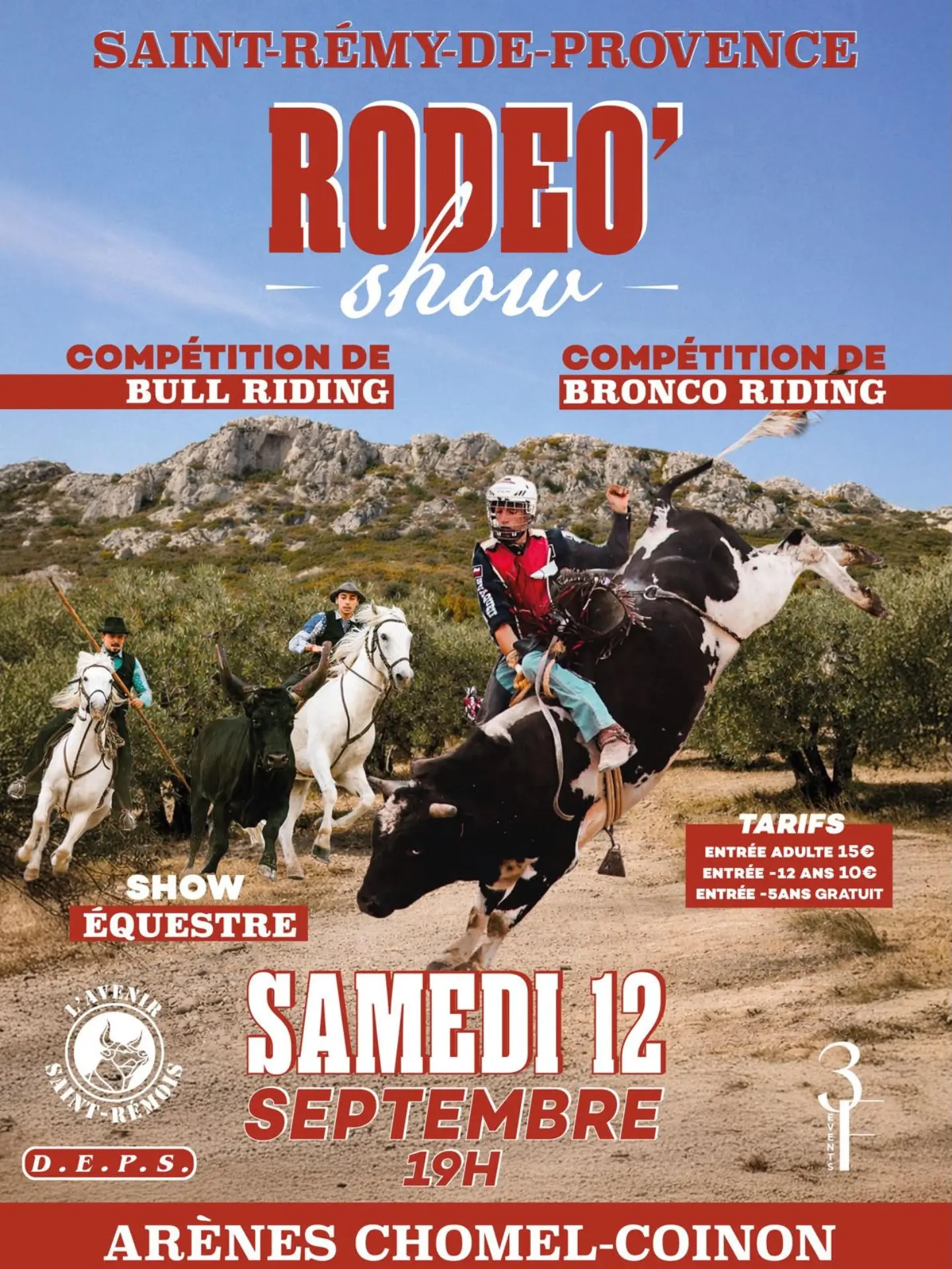 Poster for the 2026 Rodeo'Show in Saint-Rémy-de-Provence