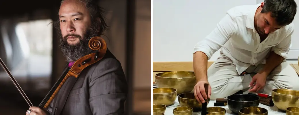 Fontaine de l'Aube : Concert méditatif avec Eric-Maria Couturier et Jérémie Honnoré à Cadenet_Cadenet