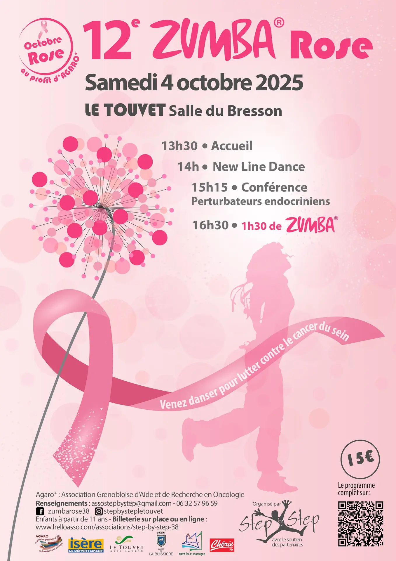 Octobre Rose - 12ème Zumba Rose_Le Touvet