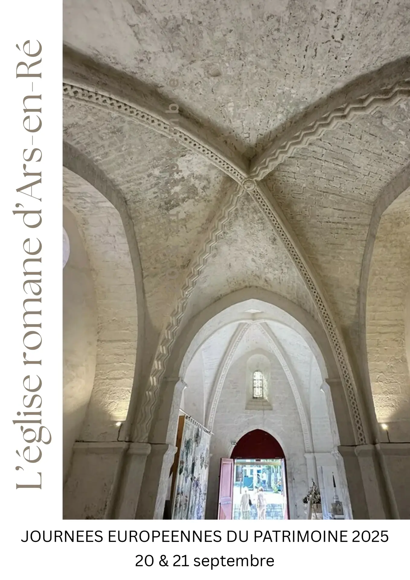 Journées du Patrimoine - Visite guidées de l'église d'Ars-en-Ré_Ars-en-Ré