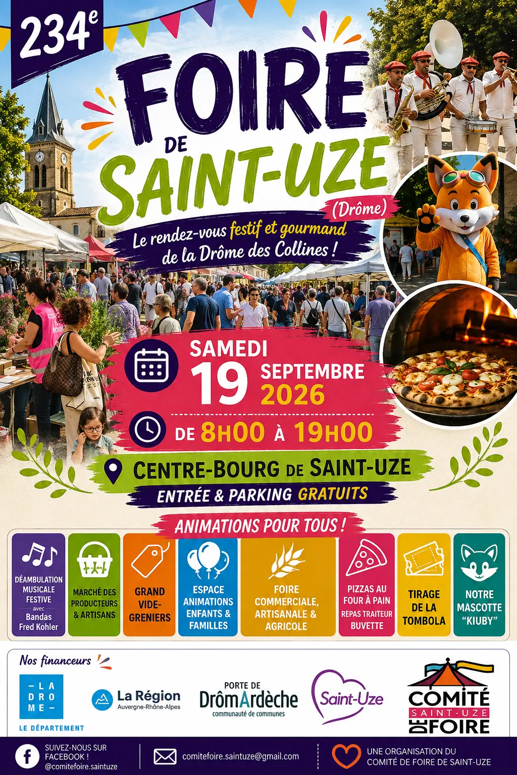 affiche expliquant l'événement