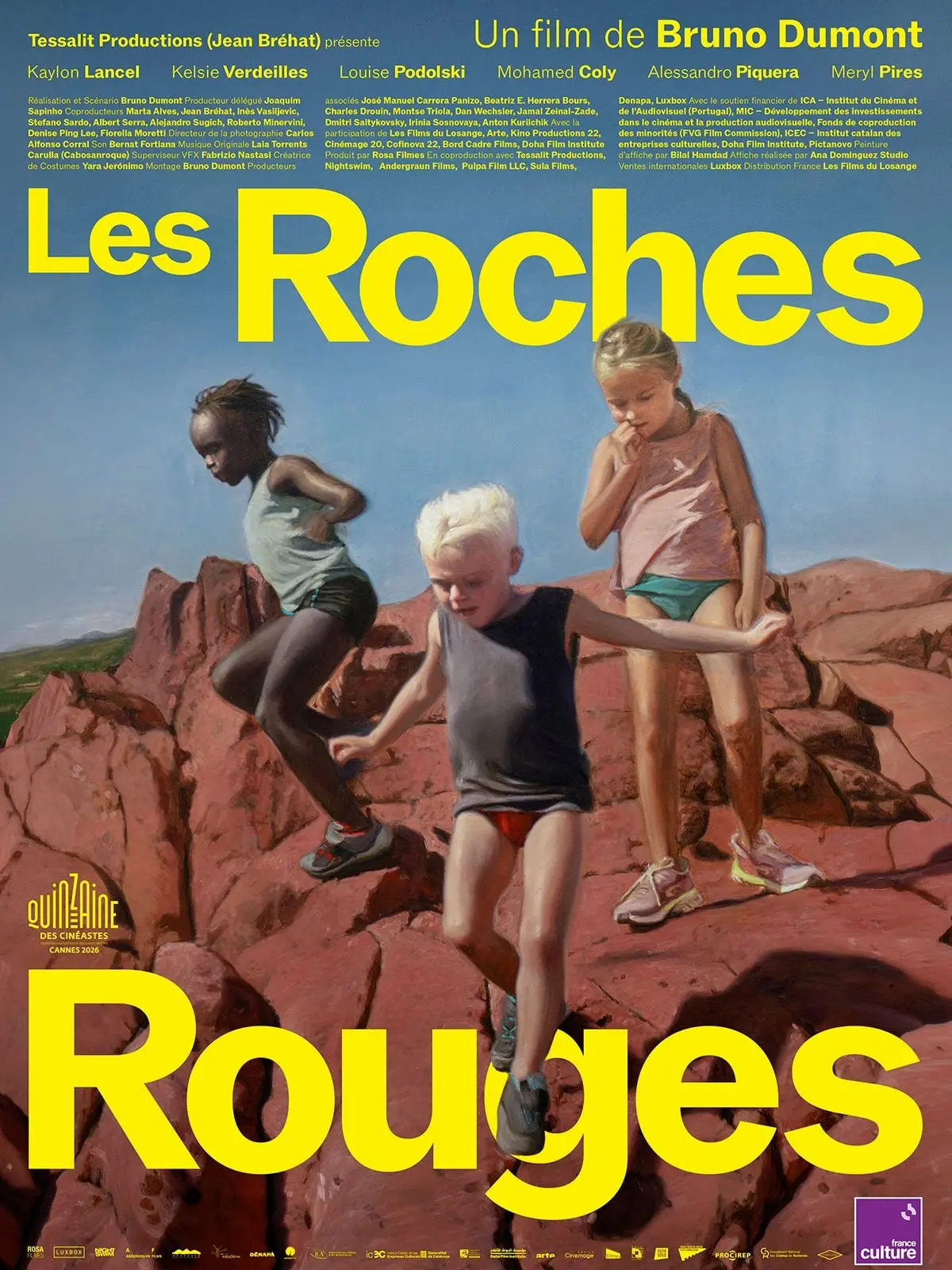 Affiche du film Les roches rouges