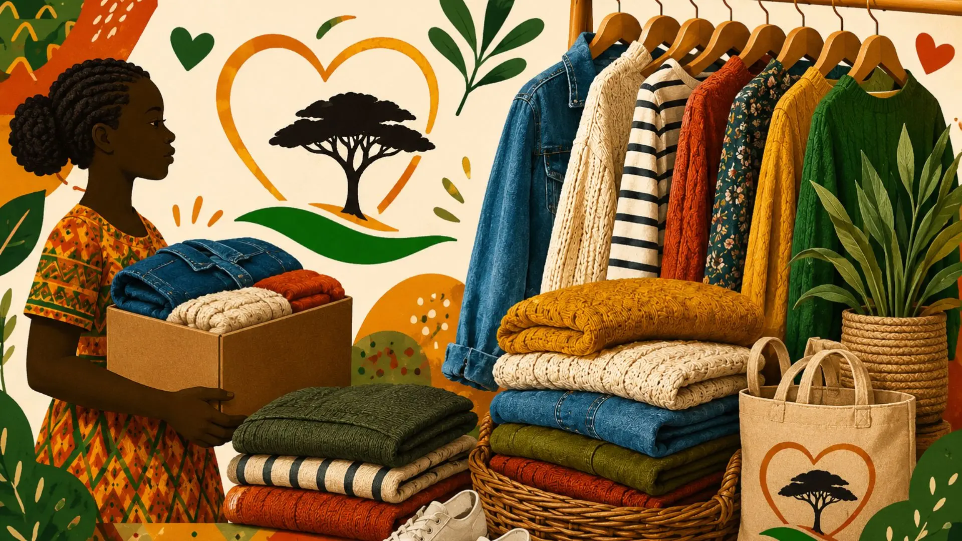vente solidaire de vêtements