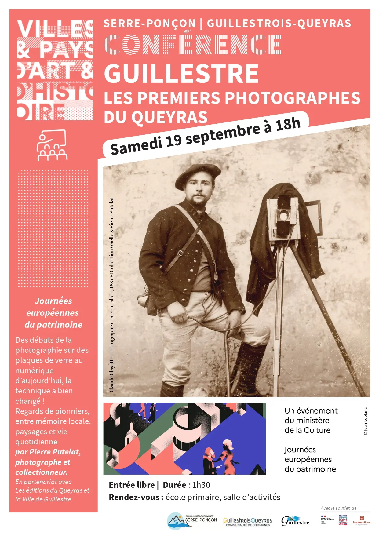 Les Journées Européennes du Patrimoine - Les premiers photographes du Queyras_Guillestre