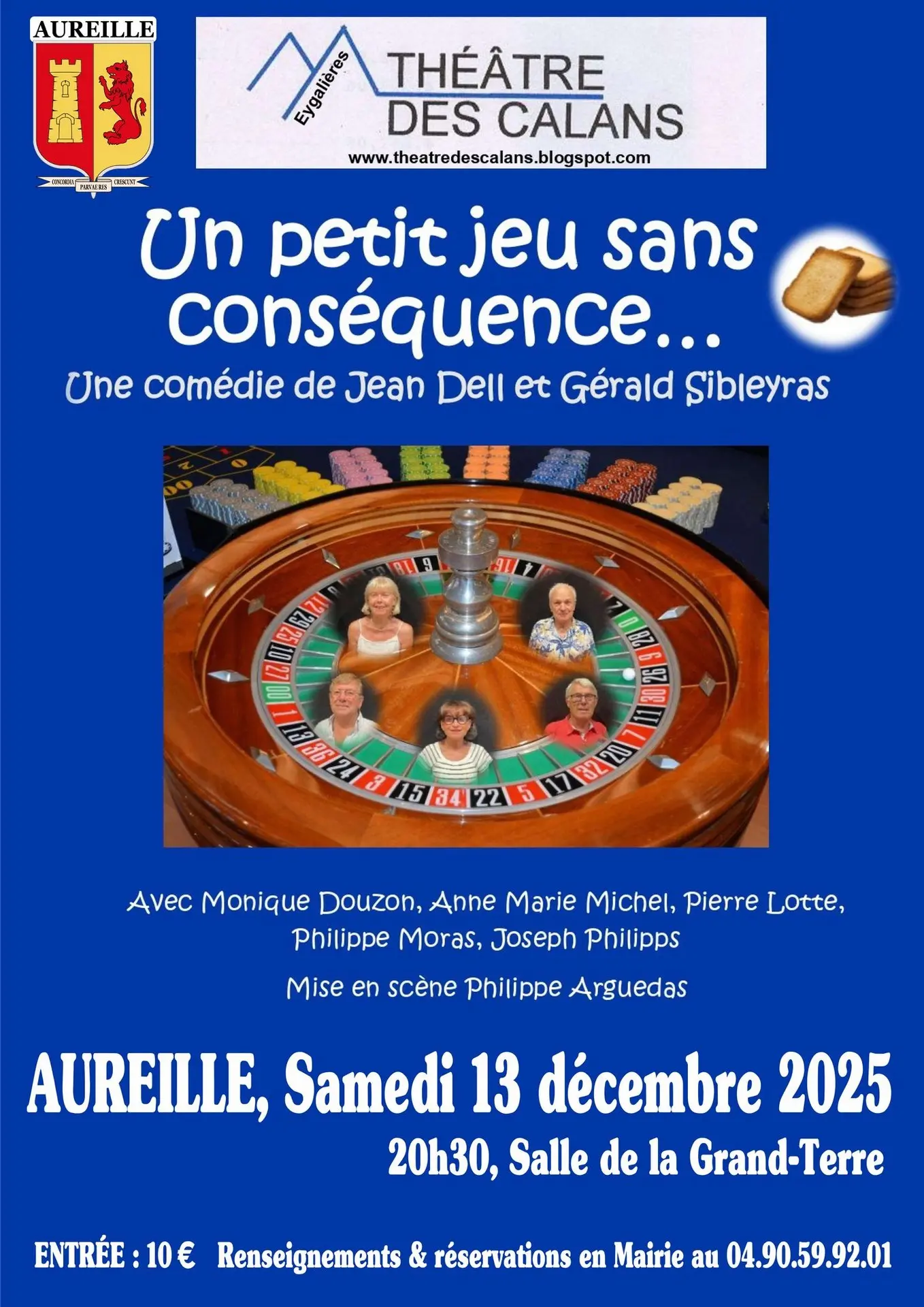 Soirée théâtre : Un petit jeu sans conséquence_Aureille_13.12.25