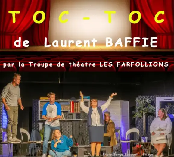 Affiche théâtre toc-toc