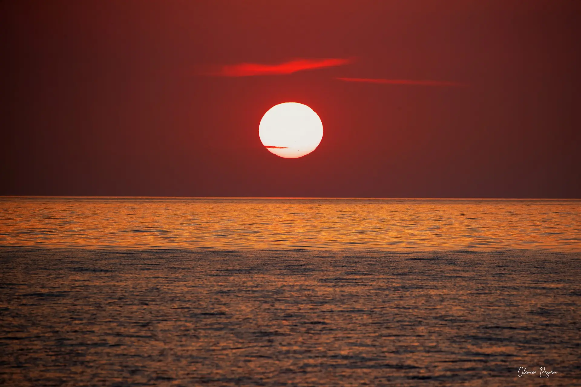 Lever de soleil Pampelonne