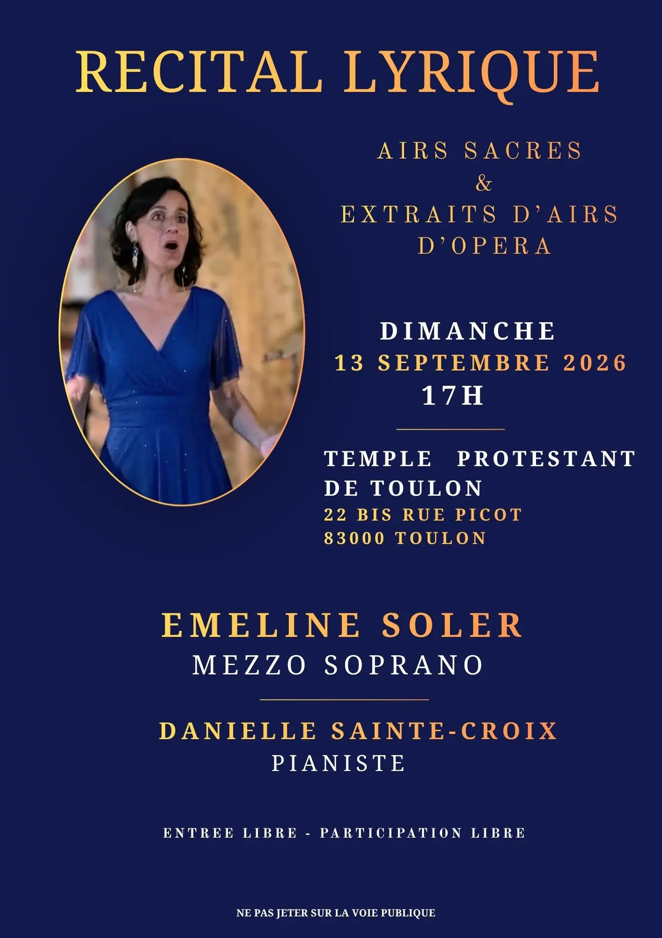 Emeline Soler - Récital Lyrique -Toulon