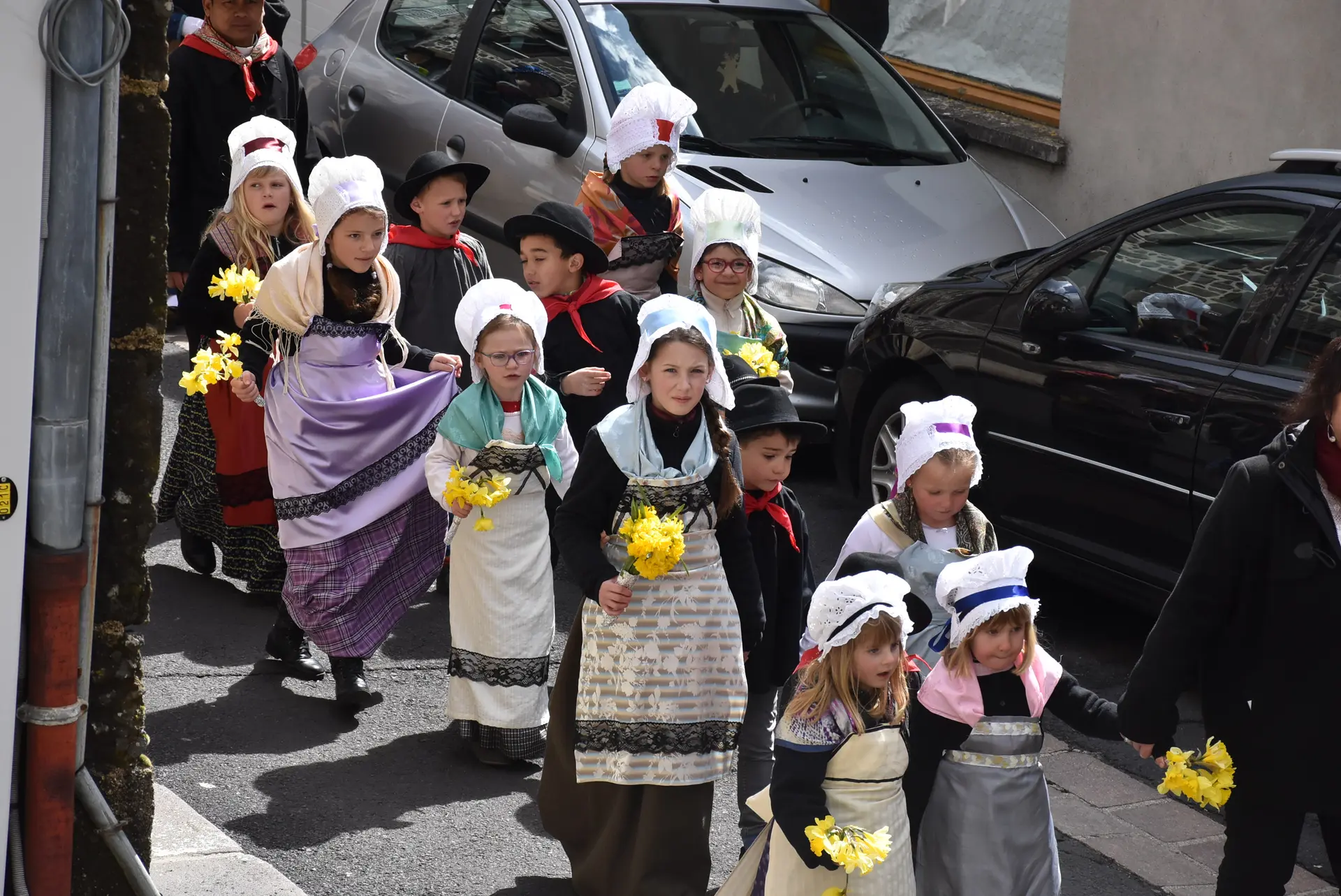 défilé des enfants