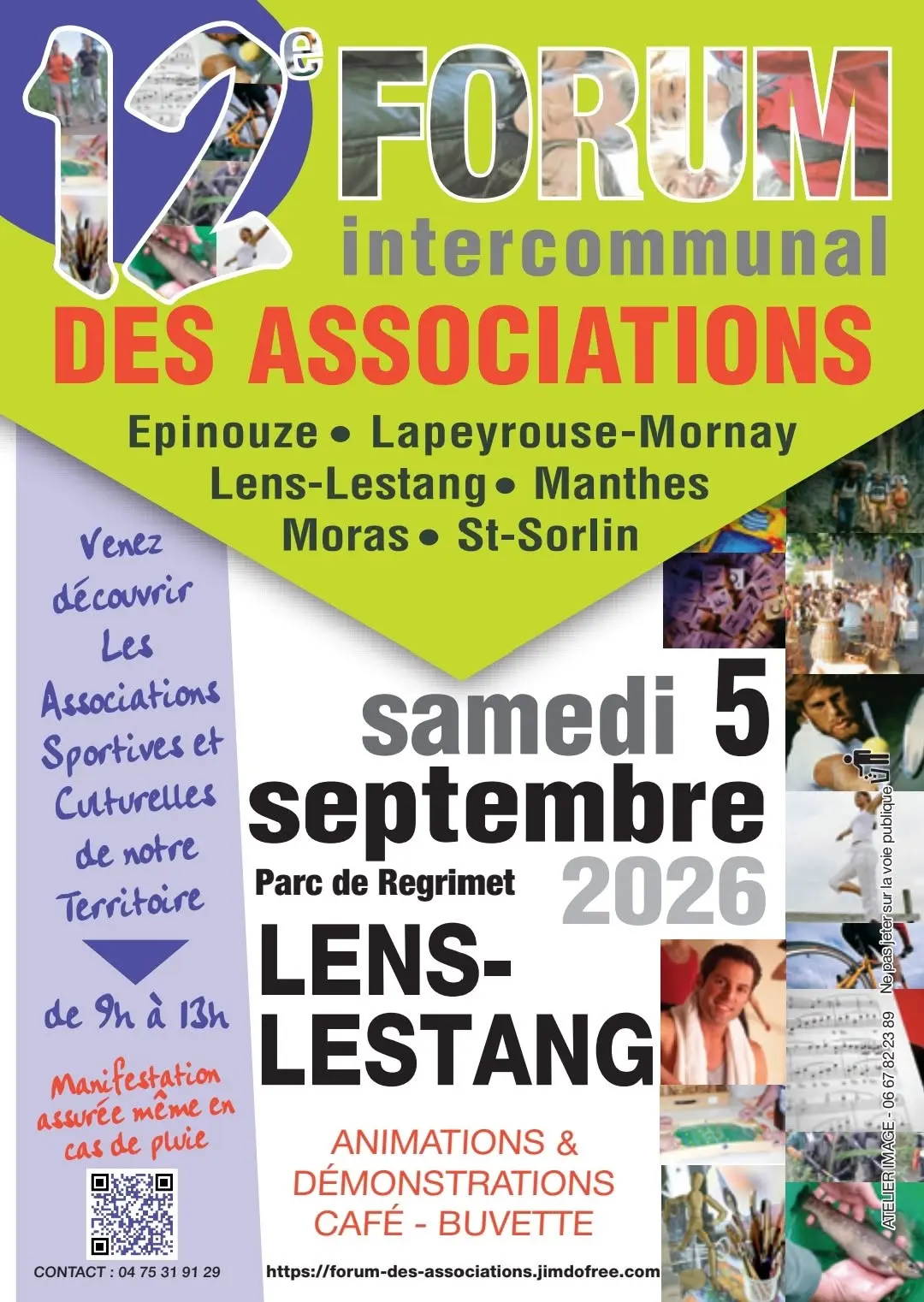 affiche expliquant l'événement