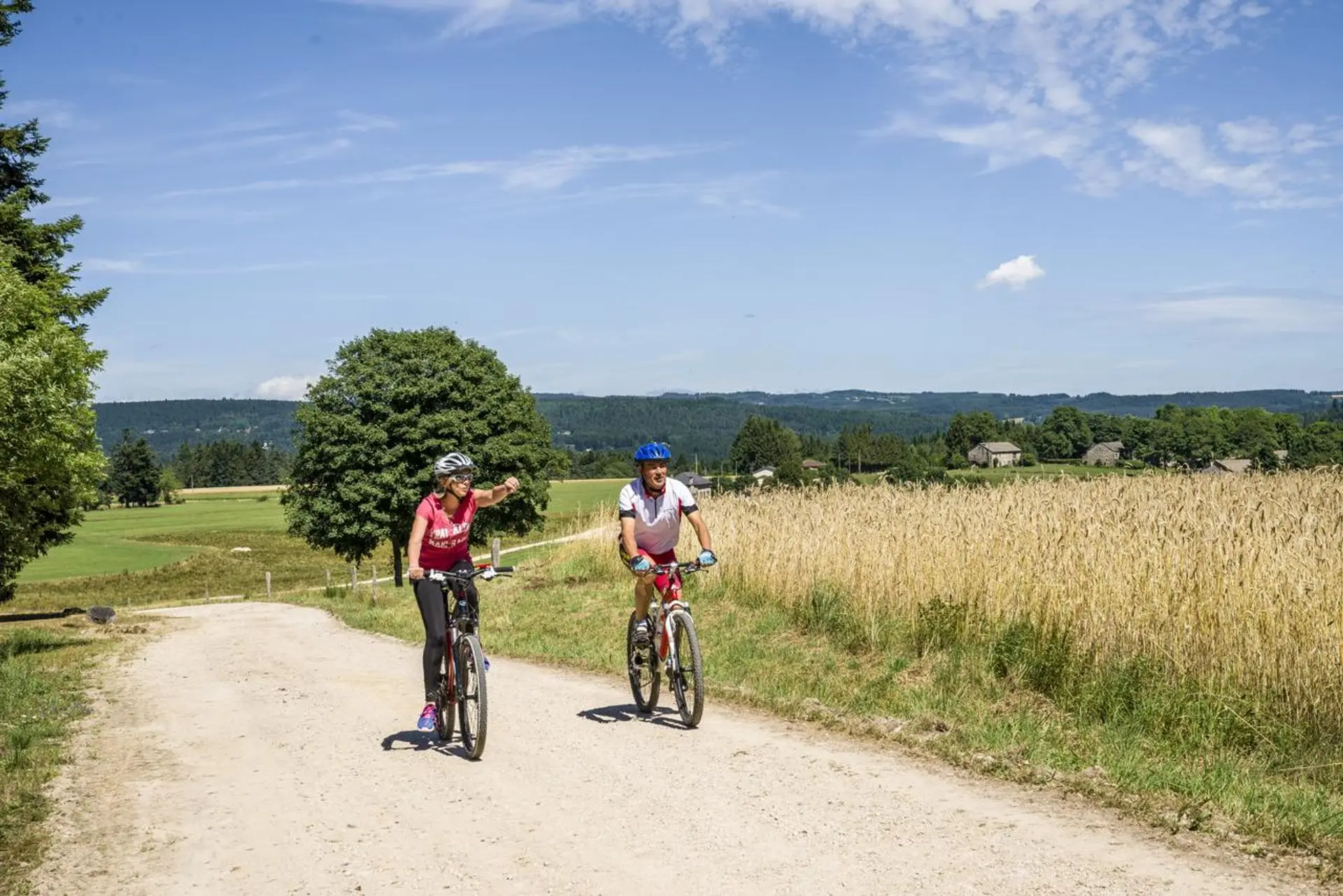 Sourires et sentiers de VTT