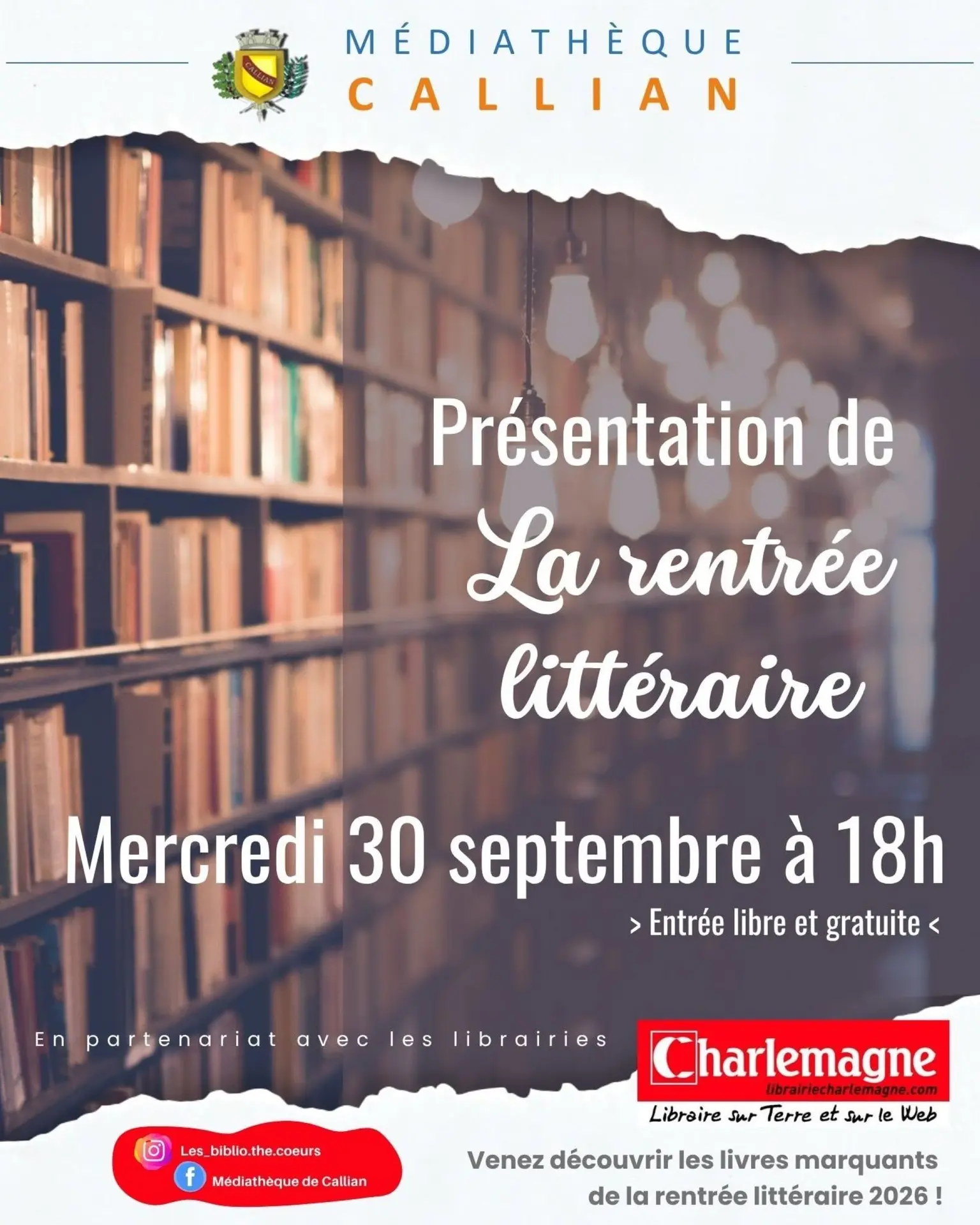présentation de la rentrée littéraire