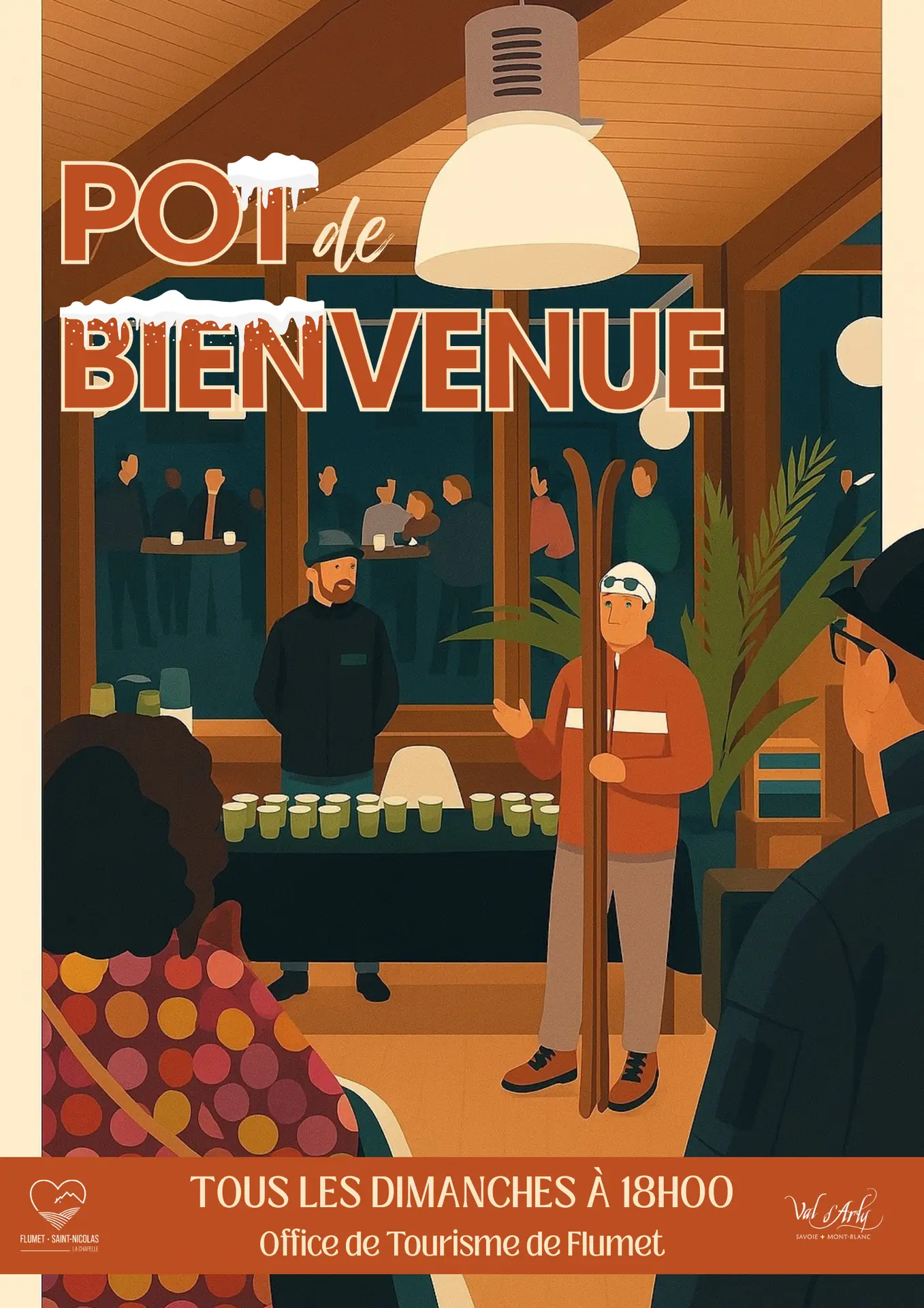 Affiche pot de bienvenue