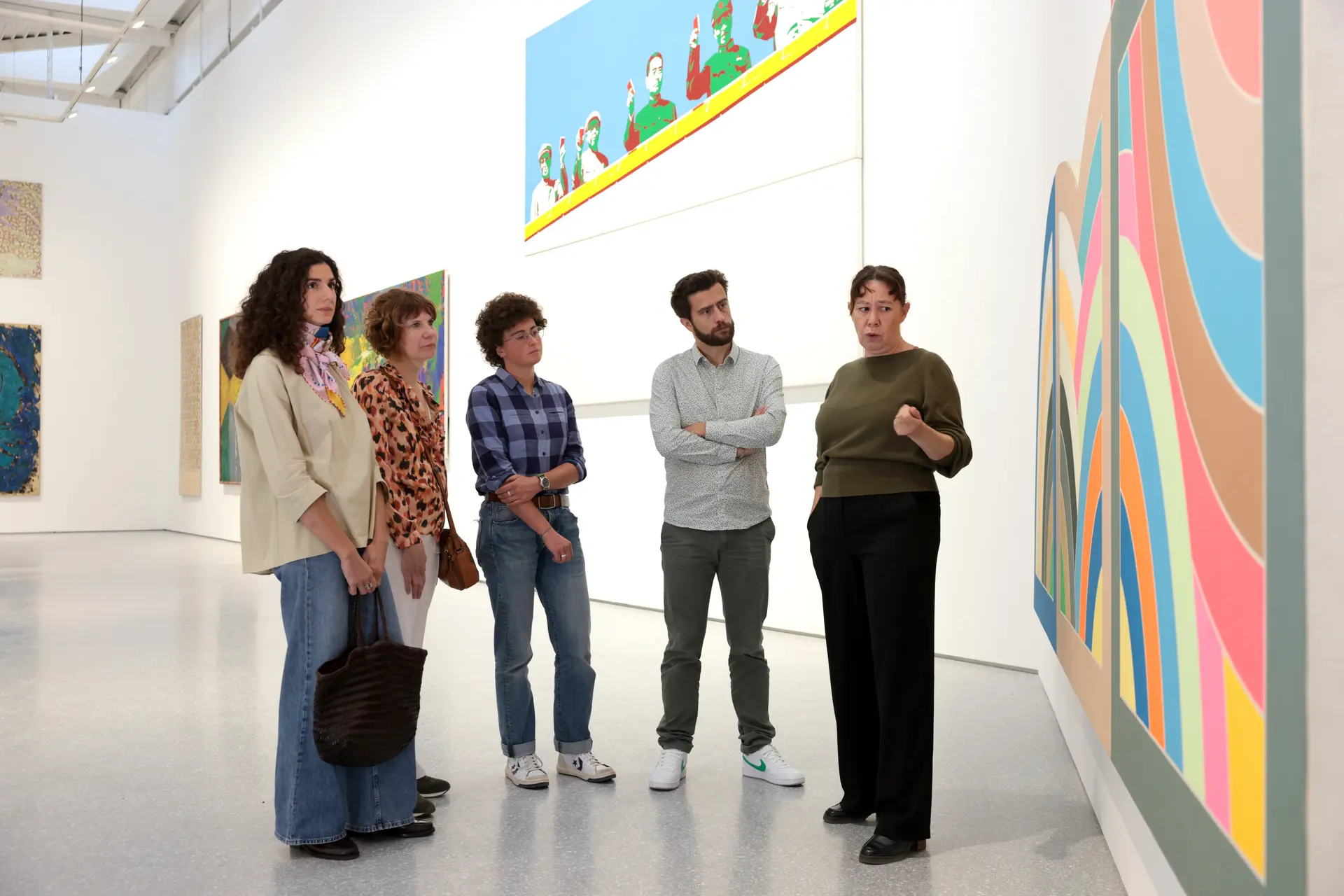 Visite de l'exposition Hors Format - Collections en chantier, MAMC+, 2024.
