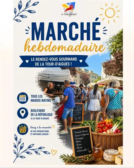 Marché de La Tour d'Aigues_La Tour-d'Aigues