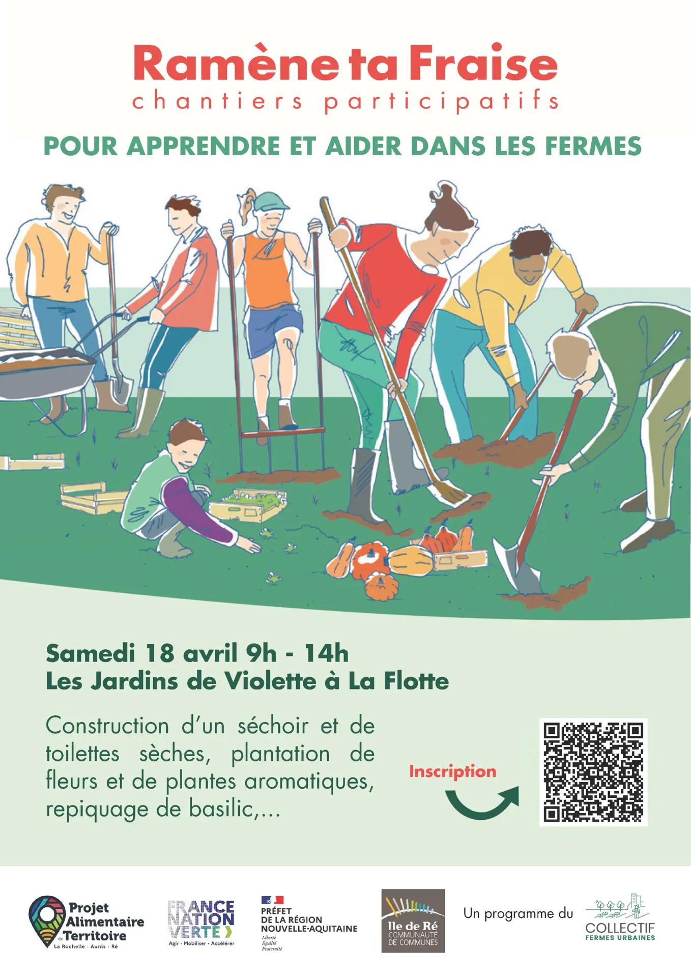 Community-led project- Les jardins de Violette_La Flotte