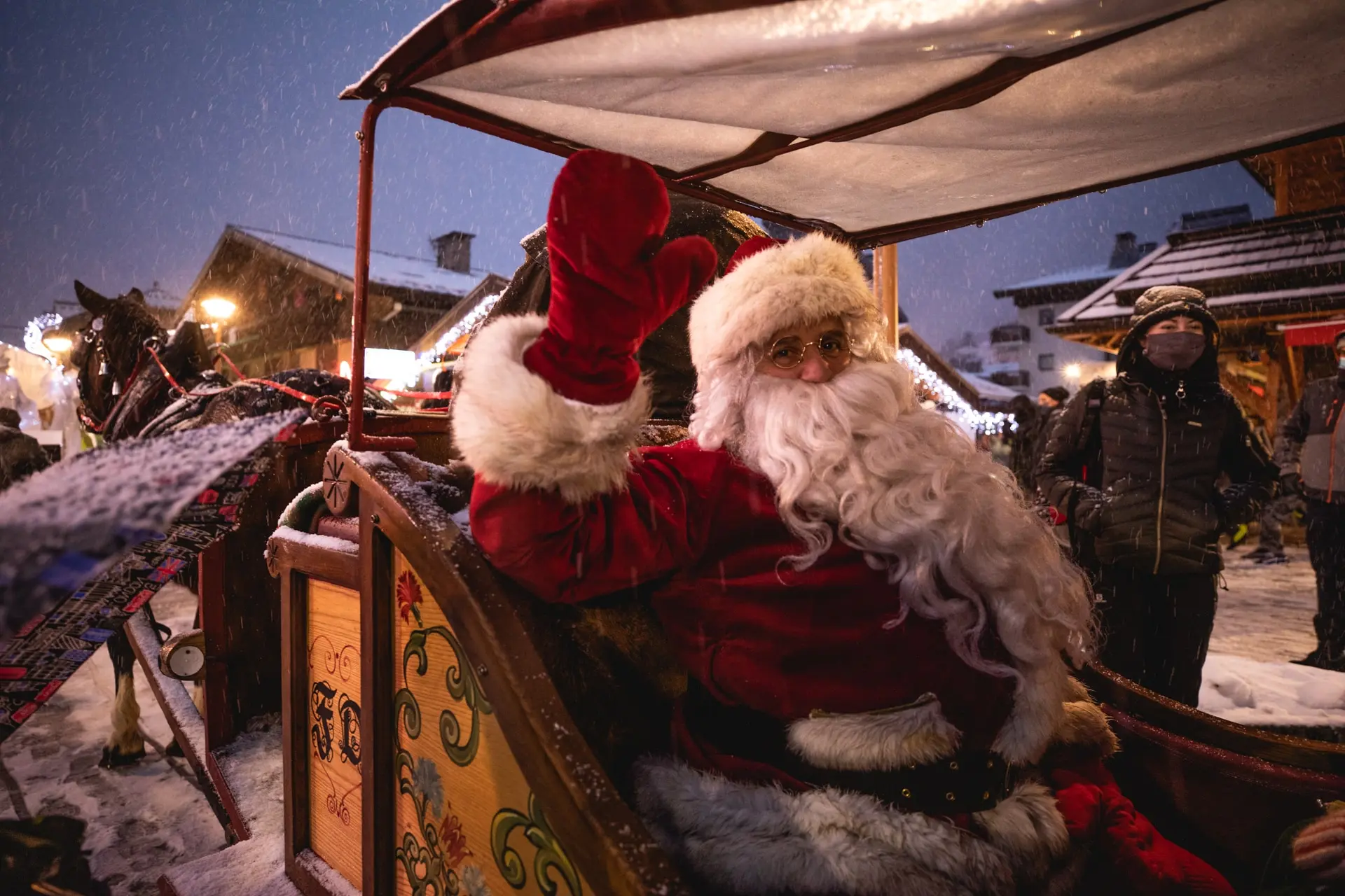 Le pere noel habite aux Gets