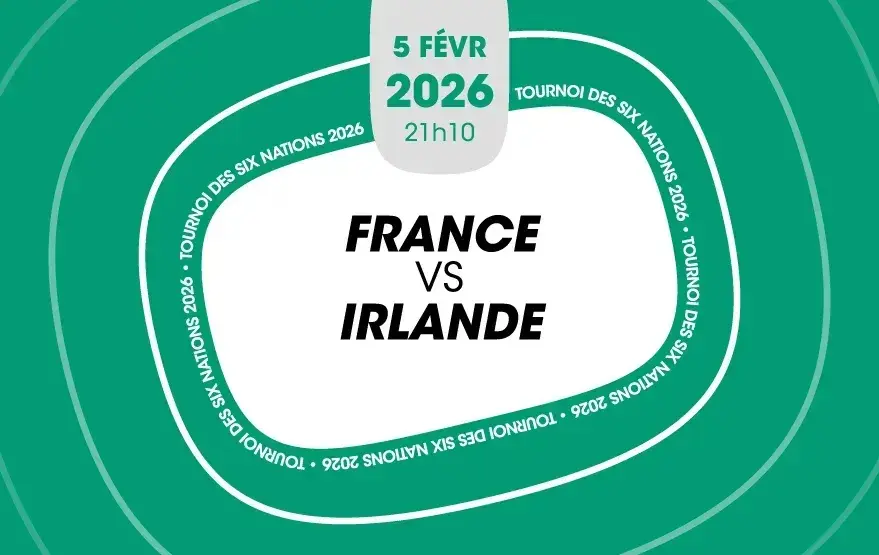Rugby France vs Irlande au Stade de France