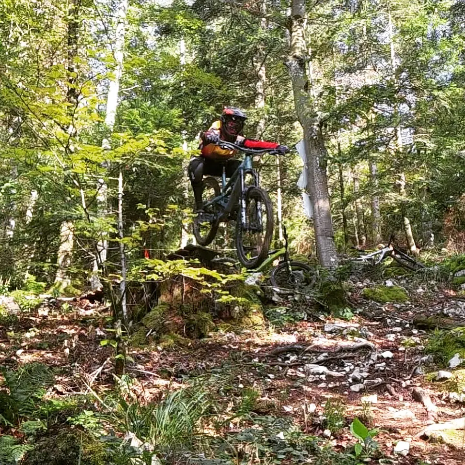 Bike Park de Cormaranche en Bugey