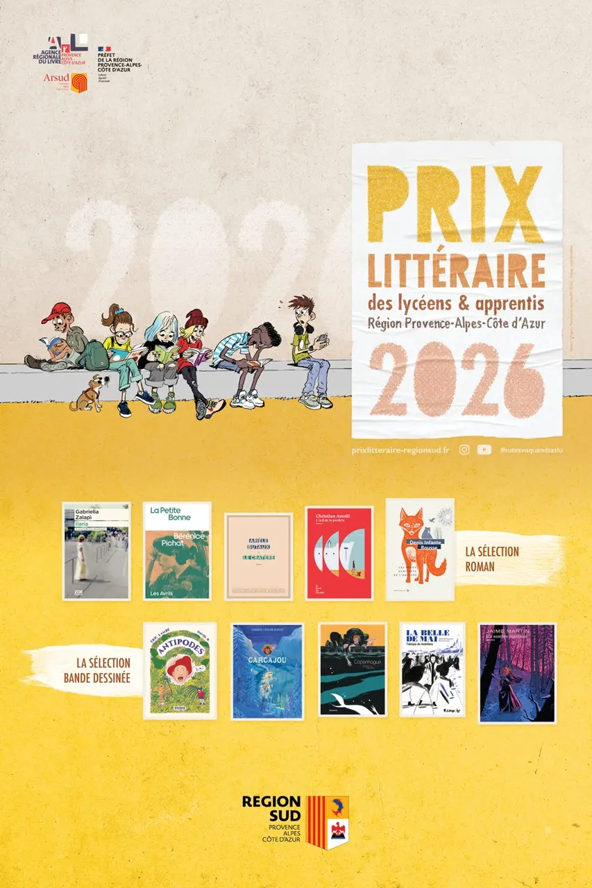 Prix littéraire 2026 - Concours d’écriture de nouvelles de la Région Sud_Avignon