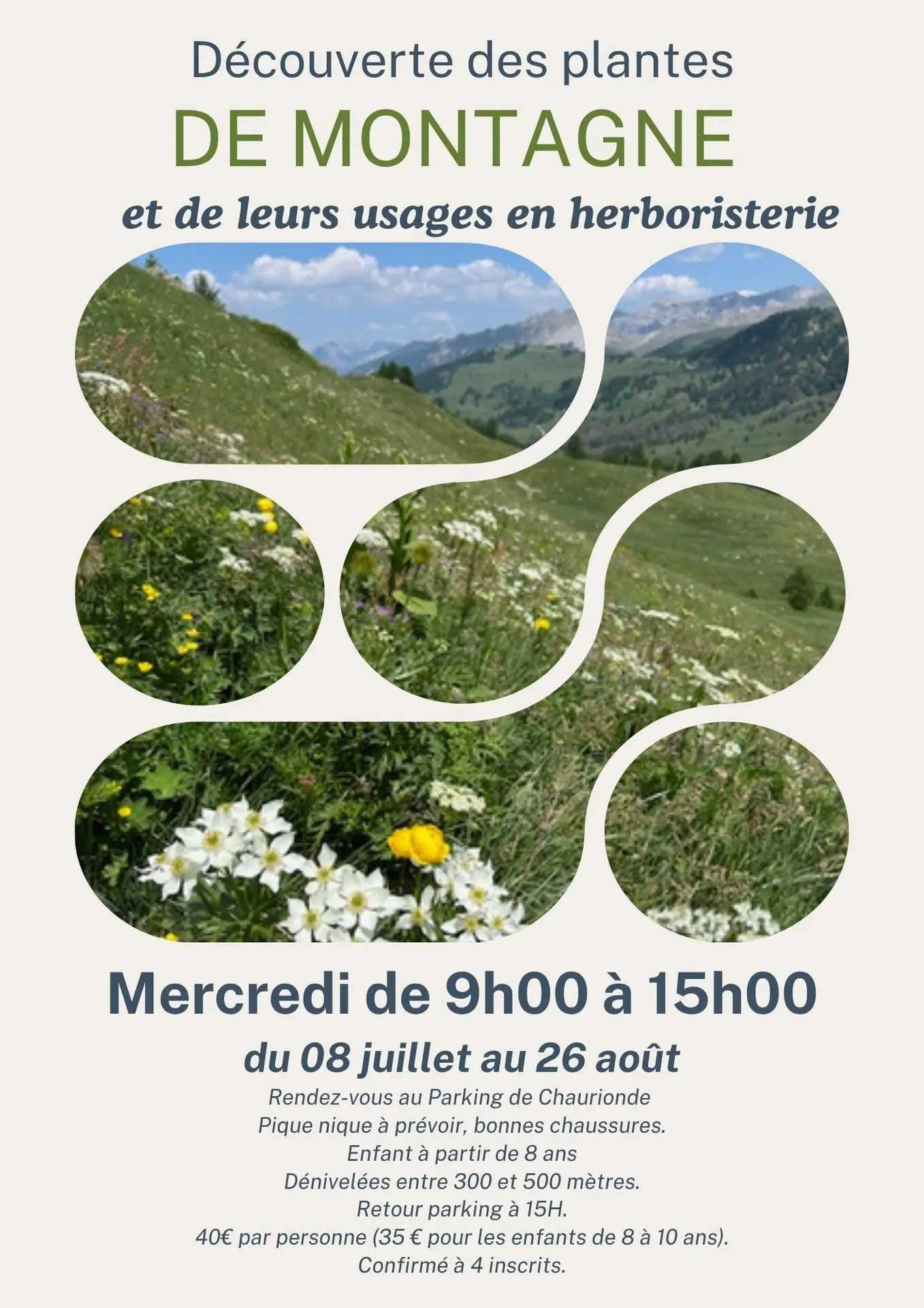 Sortie Découverte des plantes de montagne