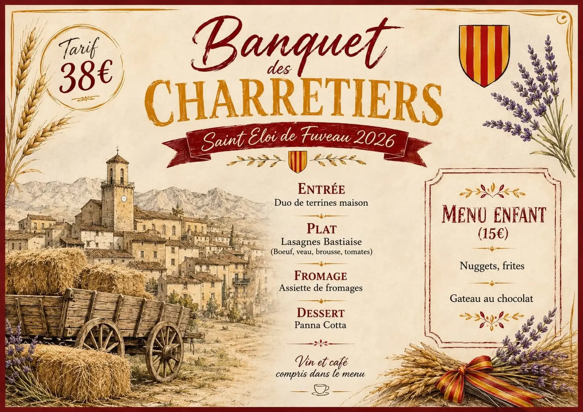 affiche banquet