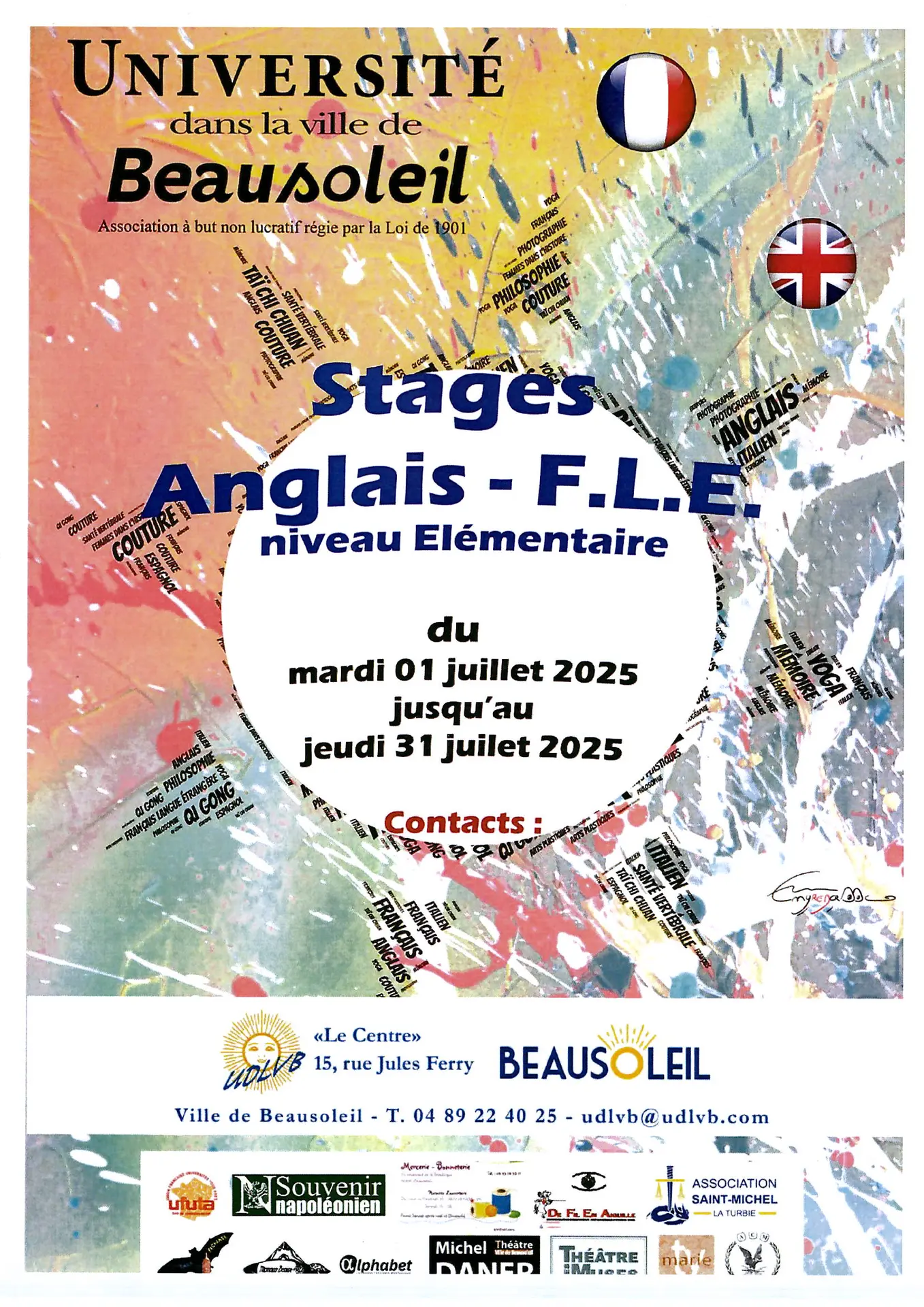 Stage anglais - FLE_Beausoleil