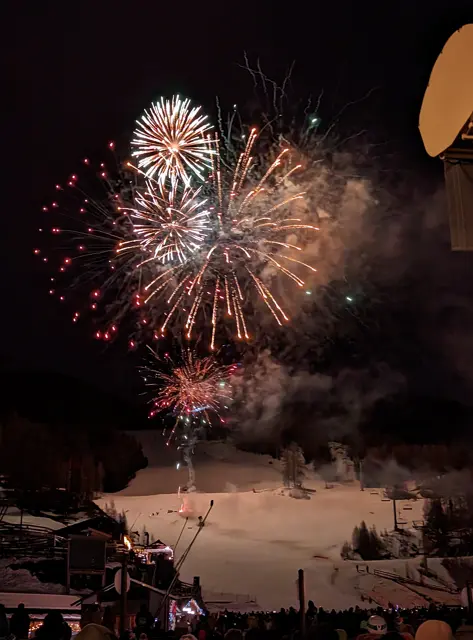 Nouvel an : grand feu d'artifice_Les Orres