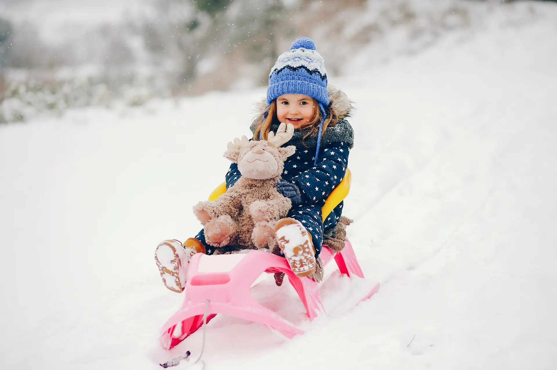 Féeries d'hiver : concours de luge de Noël_Les Orres