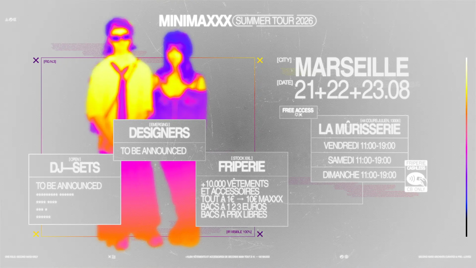 Friperie, DJ sets, designers