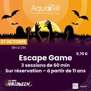 Affiche Aquaré Halloween