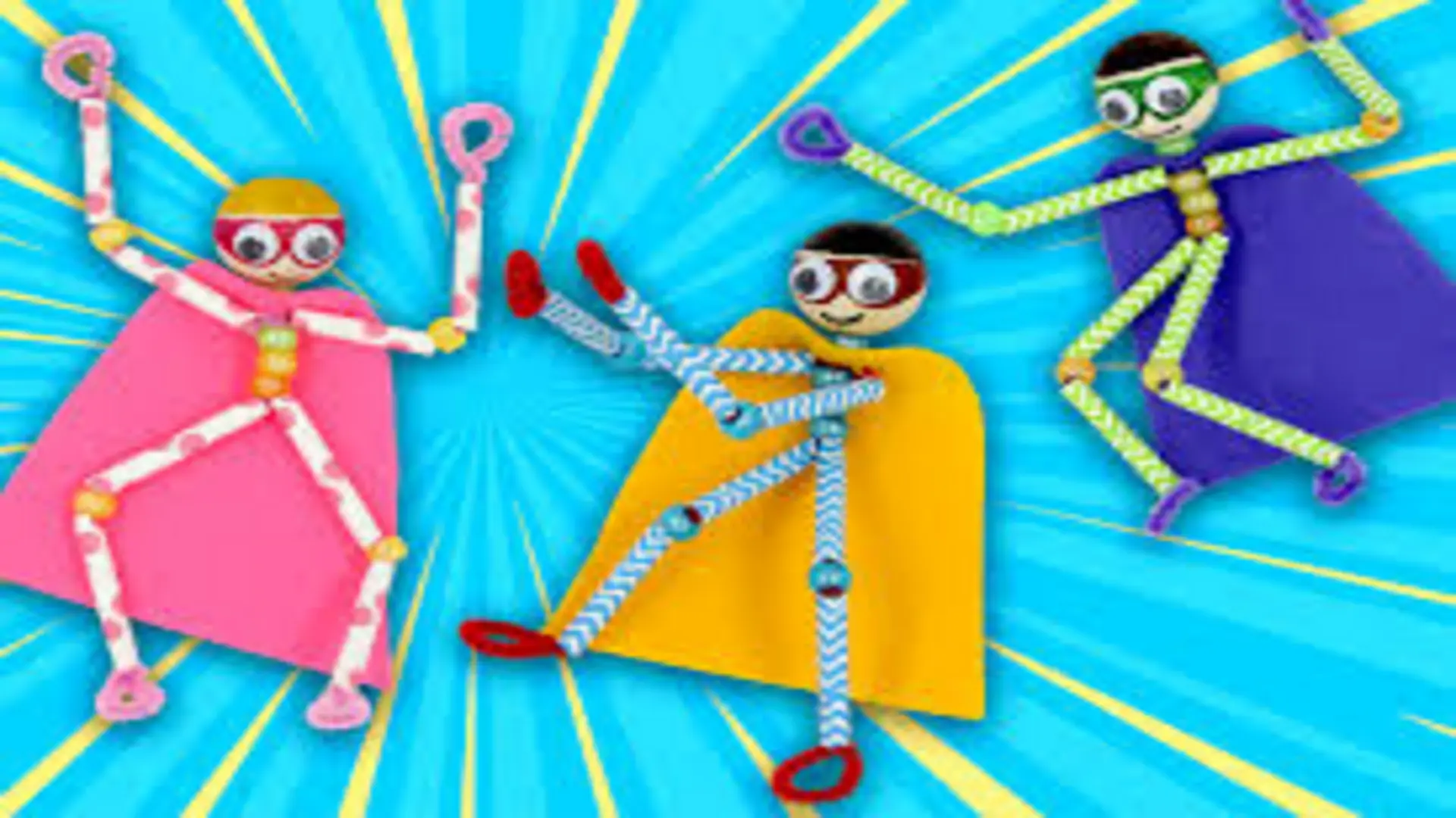 Création d'un héros en fils chenilles