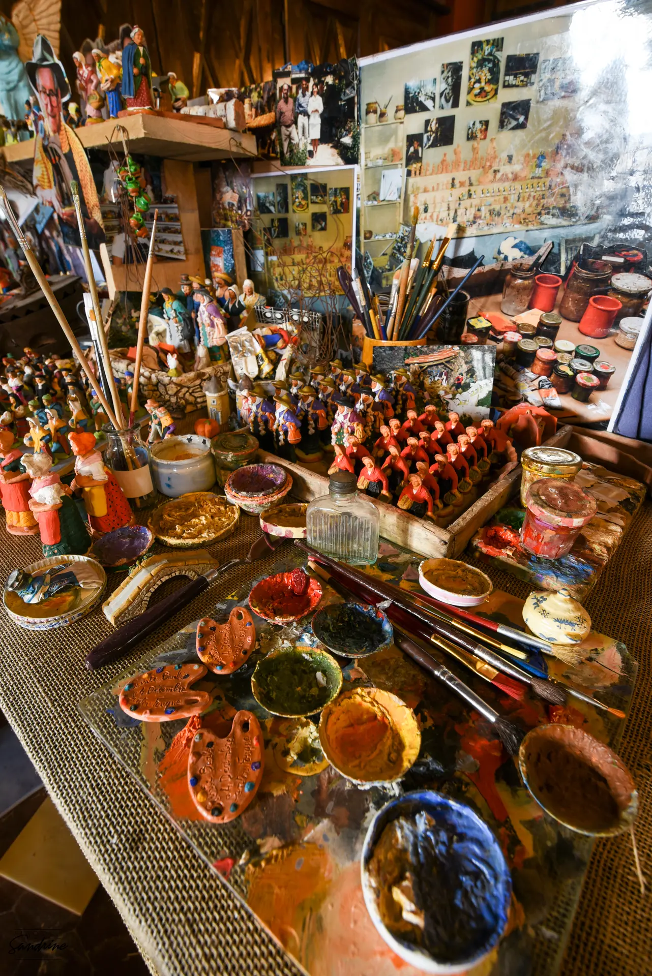 Atelier de santons de la famille Fouque