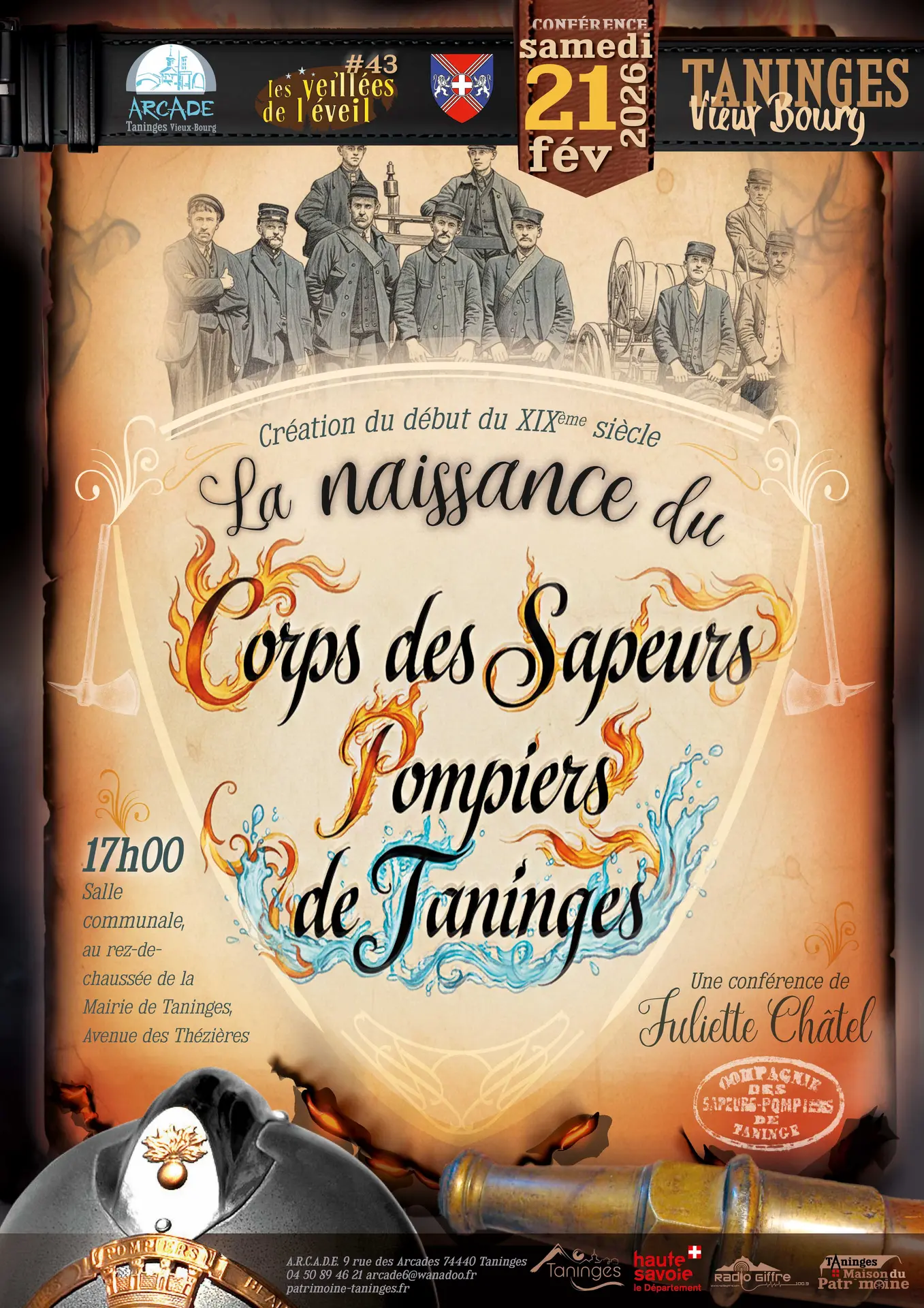 Affiche de la conférence Juliette Châtel.